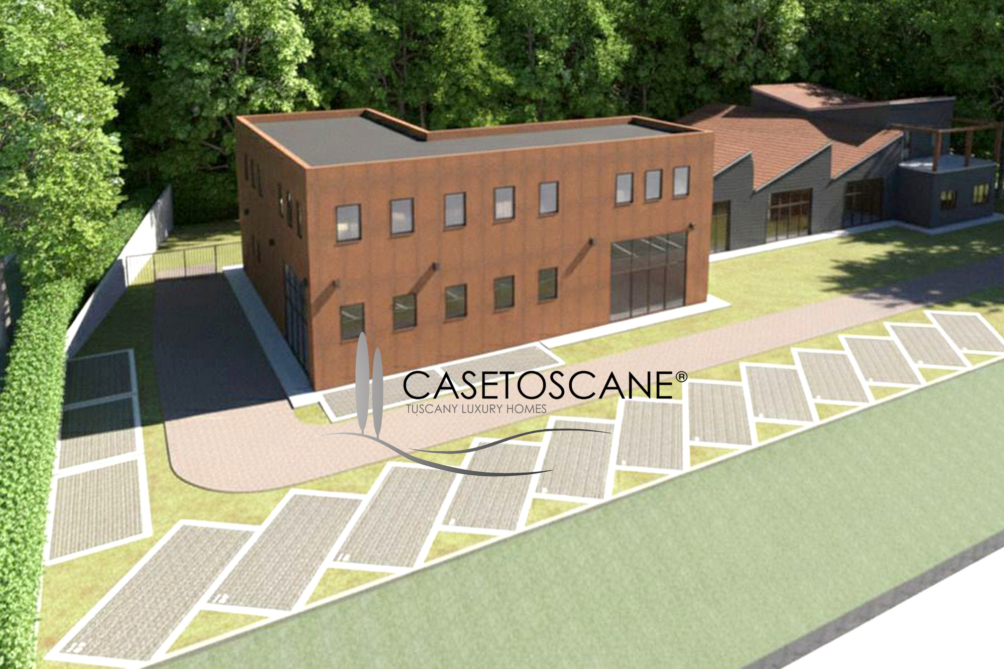 3241 - Fondi commerciali, artigianali e garage, con superfici da mq.90 a 730 circa, in ottima posizione nei pressi del centro storico di Lucignano (AR).