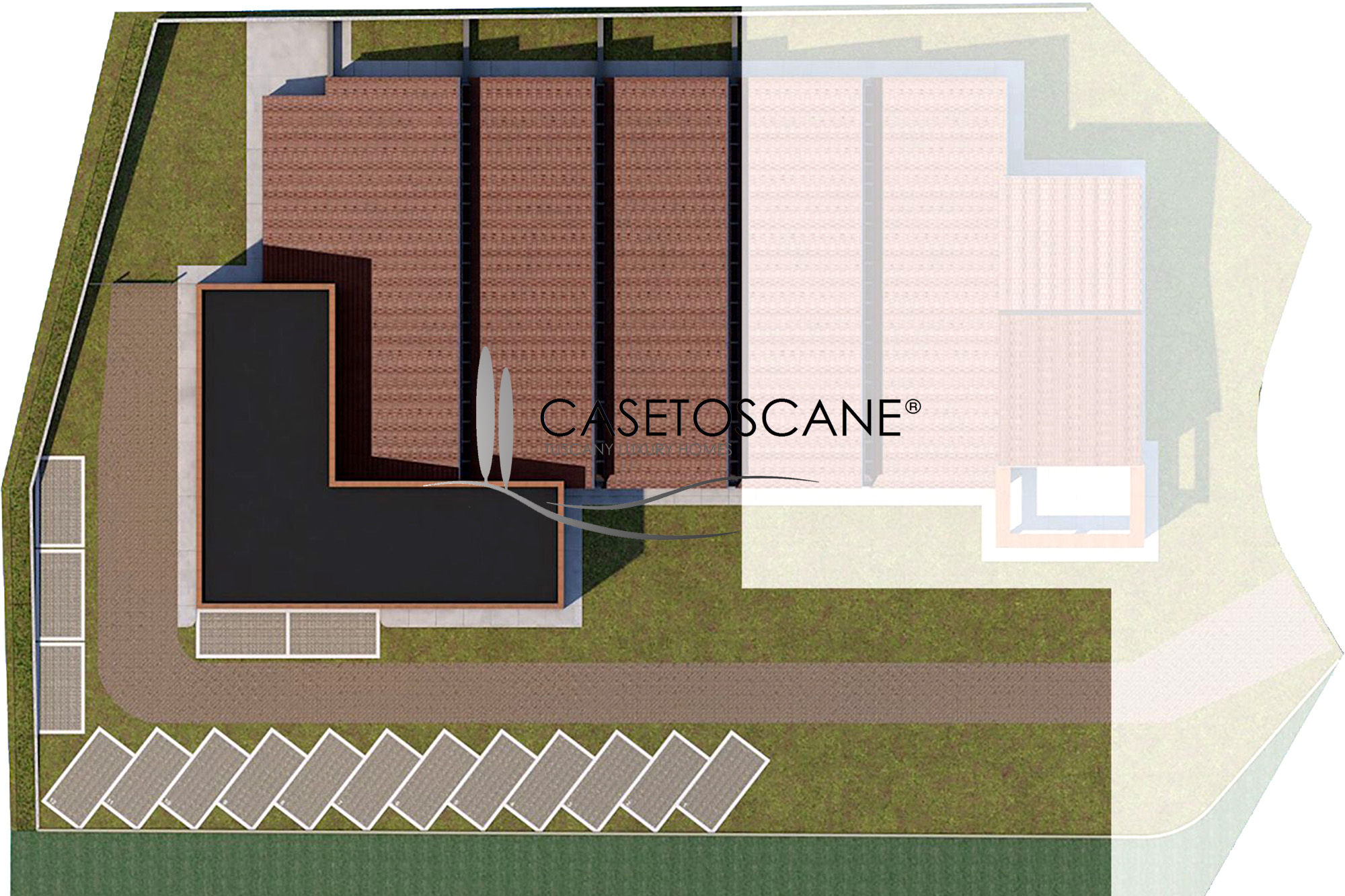 3241 - Fondi commerciali, artigianali e garage, con superfici da mq.90 a 730 circa, in ottima posizione nei pressi del centro storico di Lucignano (AR).