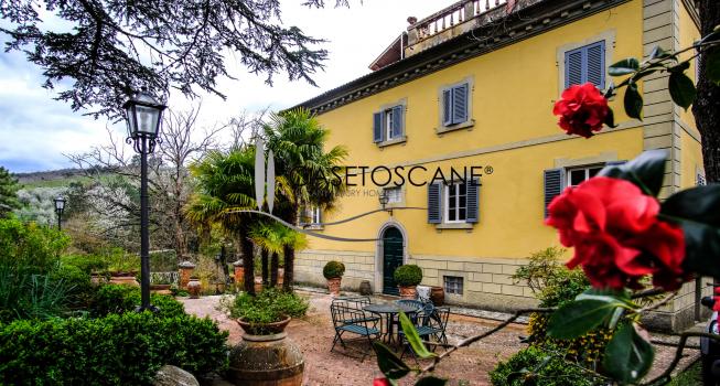 3215 - Antica villa signorile di mq.400 in buone condizioni con parco privato di mq.2.500 e piscina nei pressi di Bucine (AR).